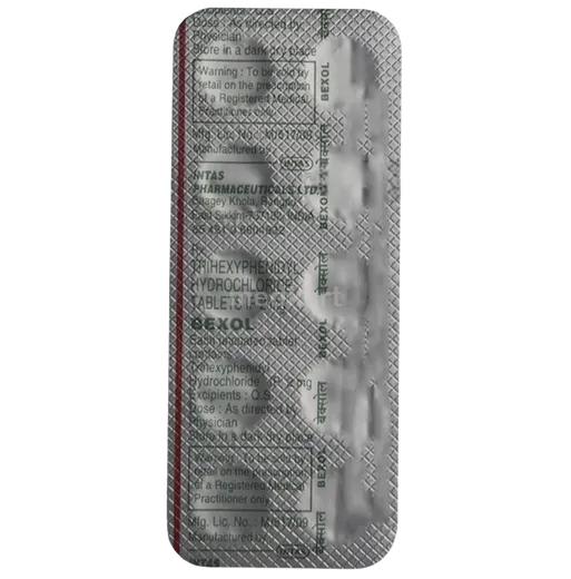 bexol 2mg tablet 10's